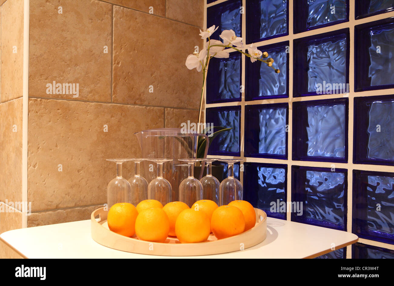 Interior of a health spa Stock Photo