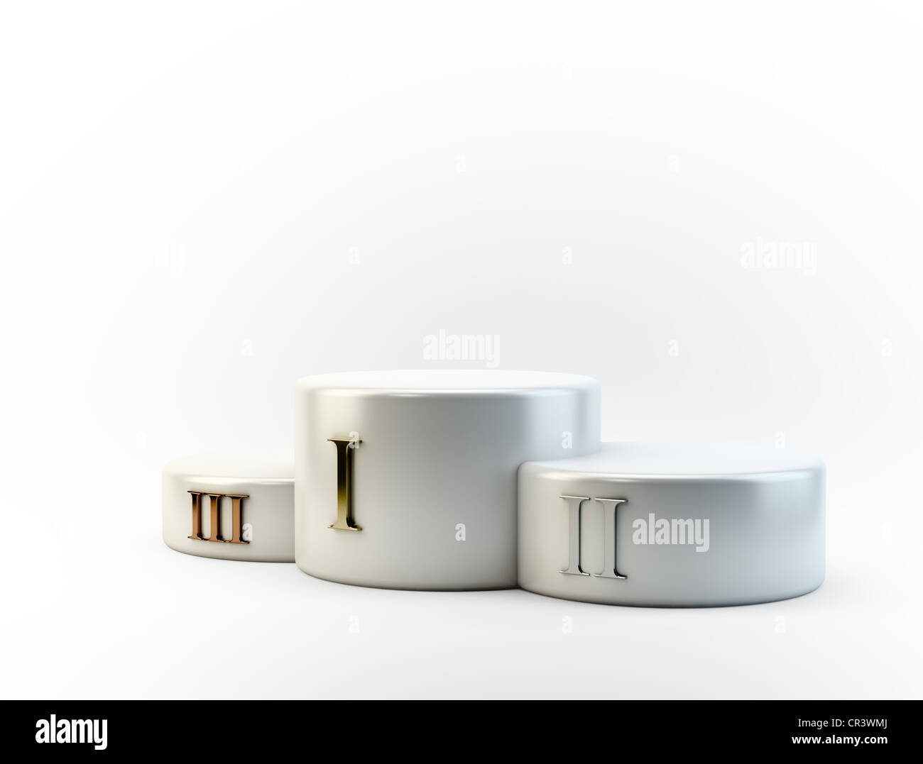 Sports podium for the first, second and third place Stock Photo - Alamy