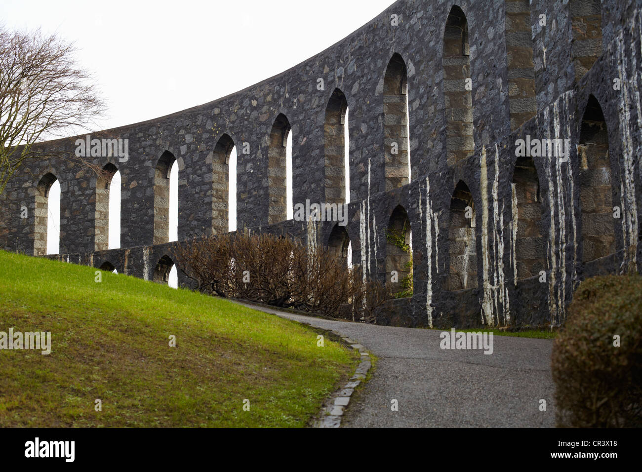 Lancet Arches of McCaig's Tower, Oban Stock Photo Alamy
