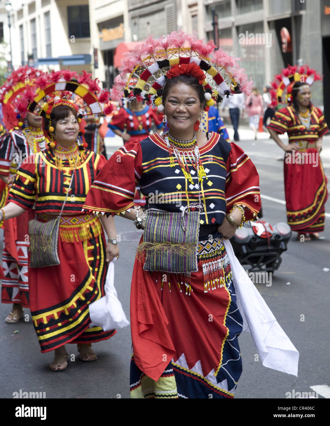 Filipino Independence Day Parade, Madison Avenue, New York City Stock
