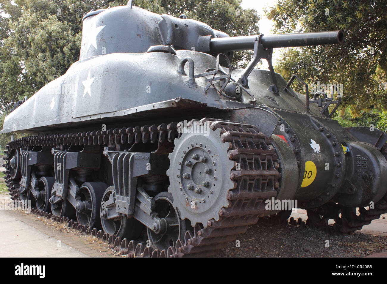 Vintage warfare tanks Stock Photo Alamy