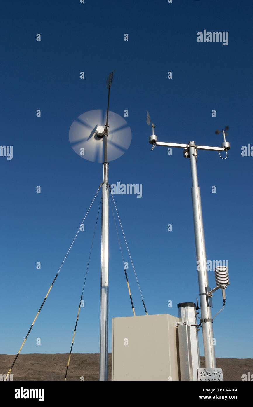 Norway, Finnmark County, weather station Stock Photo Alamy