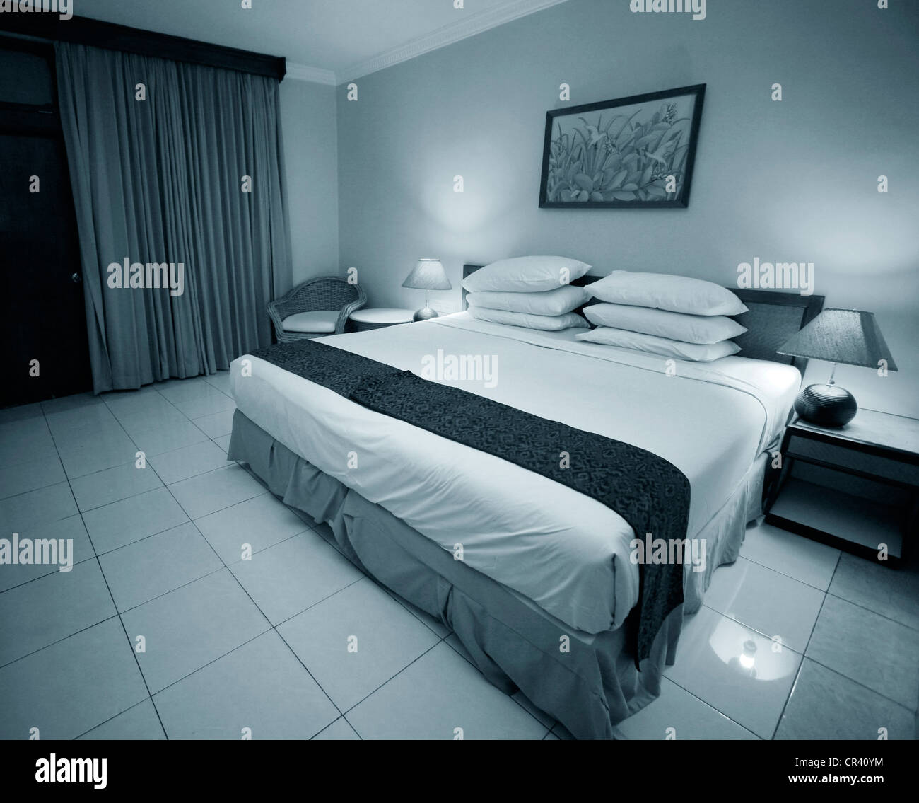Nice Bedroom Big Bed Hotel High Resolution Stock Photography And Images Alamy