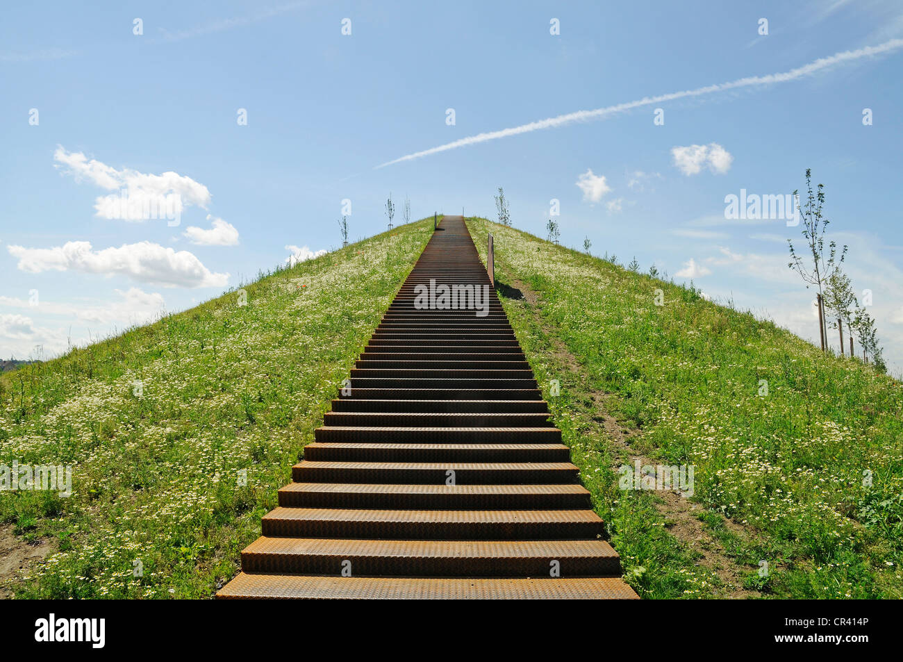 Premium Photo  The stairs go up the hill beautiful watchtower zigzag of  the protective wall steep steps