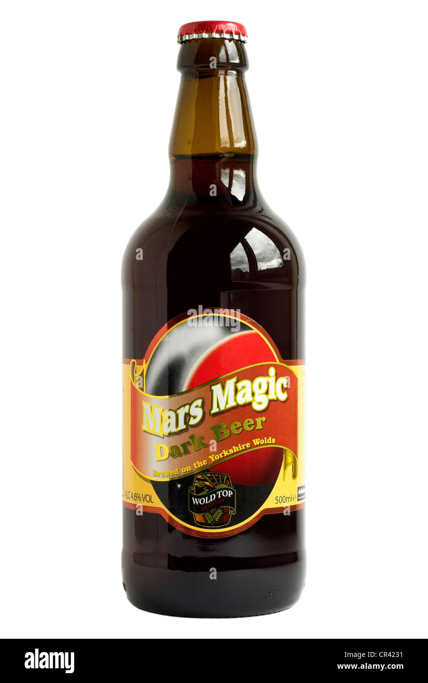 Wold Top Brewery Mars Magic bottled beer - current @ 2012. Stock Photo