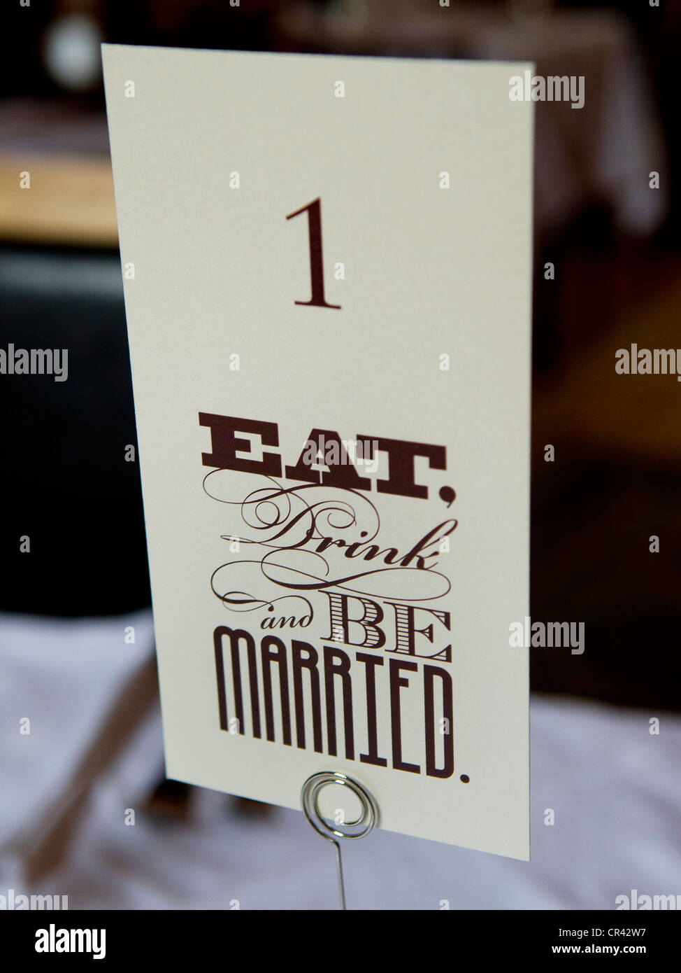 Wedding table design Stock Photo - Alamy