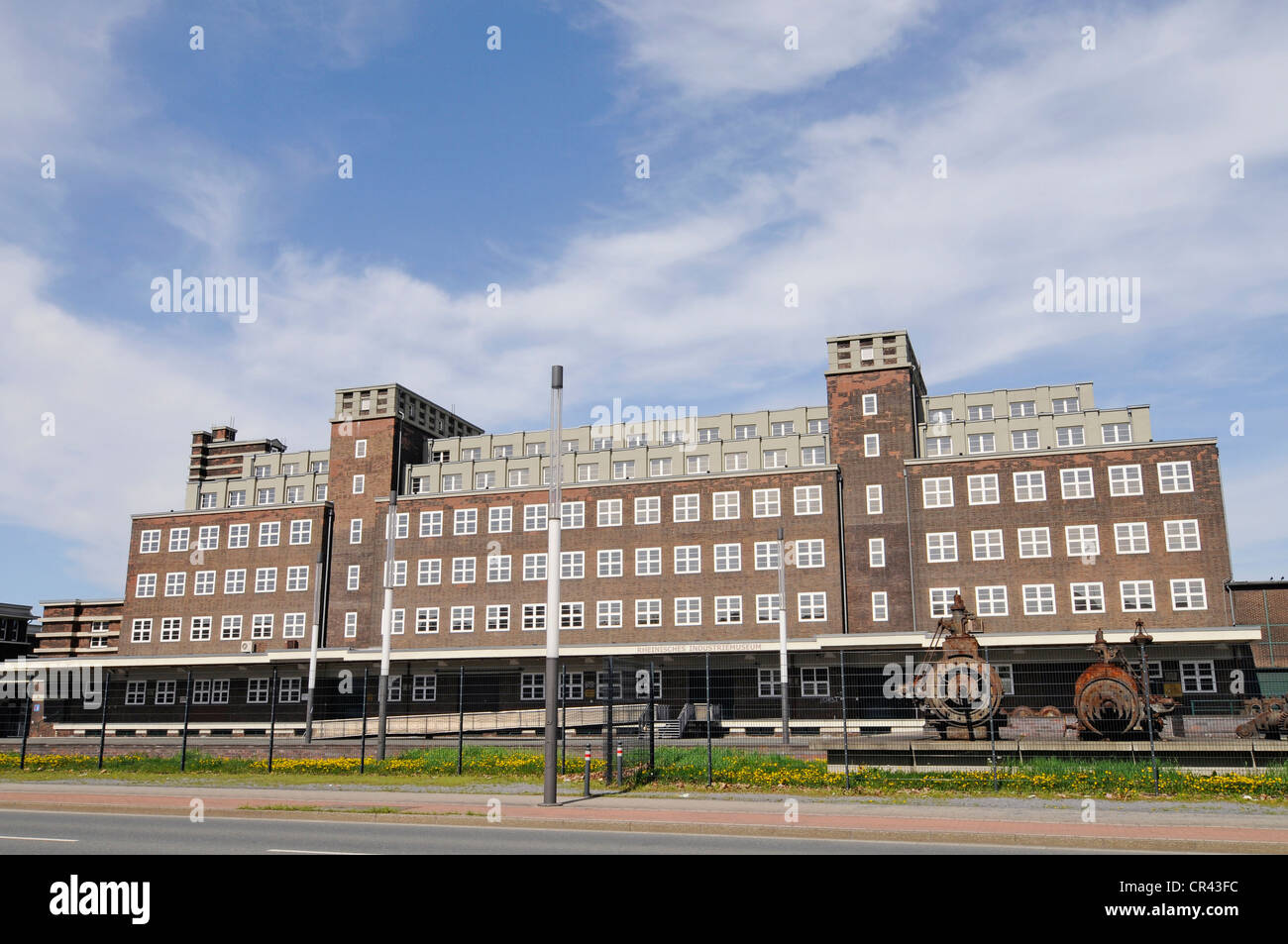 Peter-Behrens-Bau building, LVR industrial museum, industrial monument, central repository of the Rhineland Industrial Museum in Stock Photo