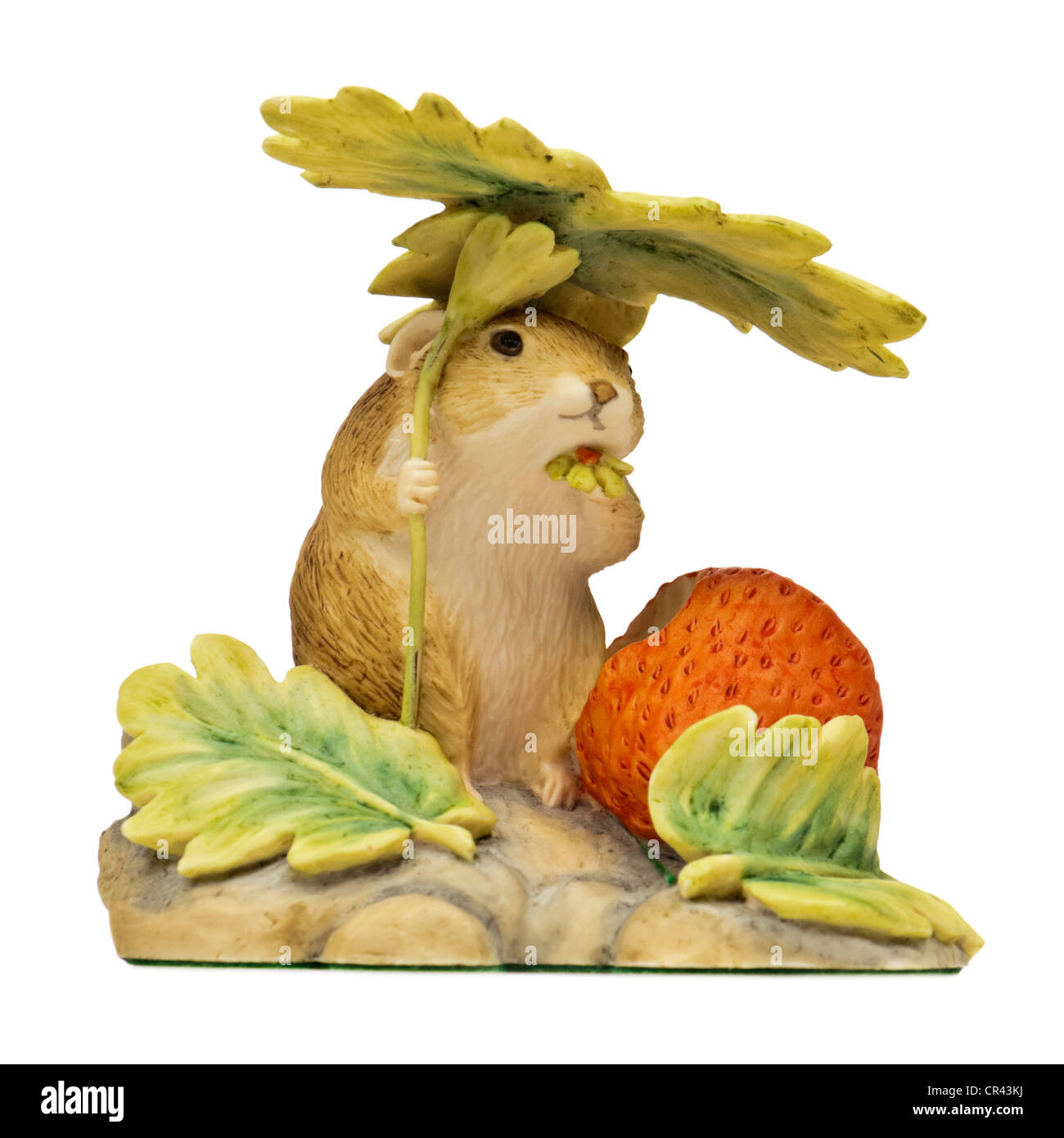 Beatrix Potter 'Timmy Willie and the Strawberry' figurine by Border Fine Arts (BP4) Stock Photo