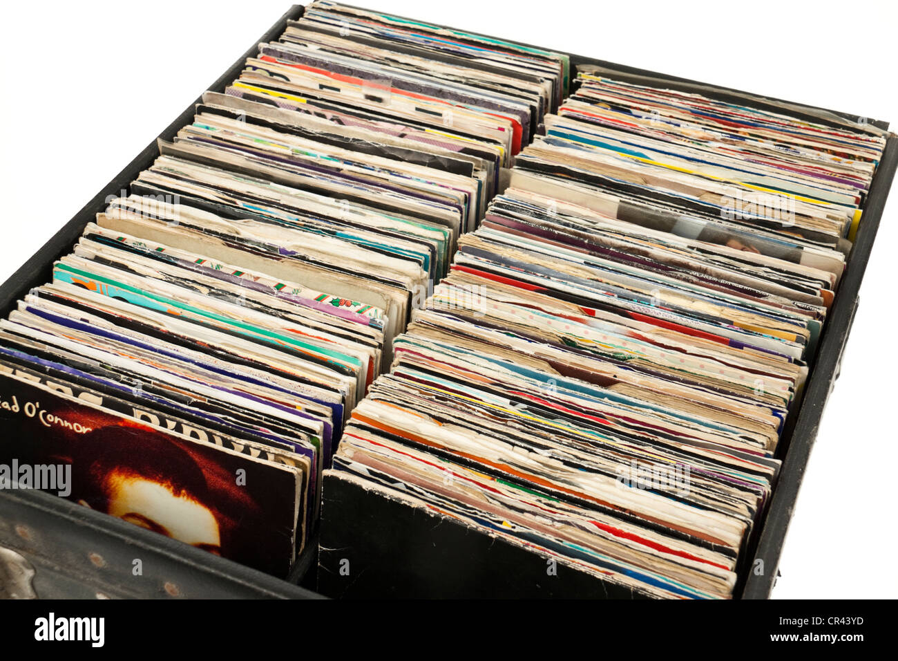 Record album collection Stock Photo - Alamy