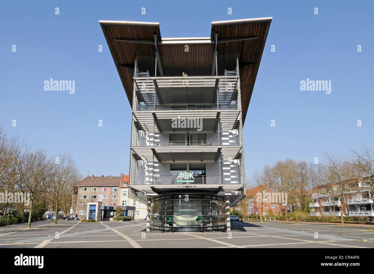 AOK Krankenkasse health insurance company, Gelsenkirchen, Ruhr area, North Rhine-Westphalia, Germany, Europe Stock Photo