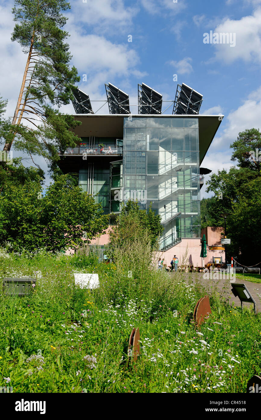 Biosphere house in Fischbach bei Dahn, Palatinate Forest Nature Reserve, Rhineland-Palatinate, Germany, Europe Stock Photo