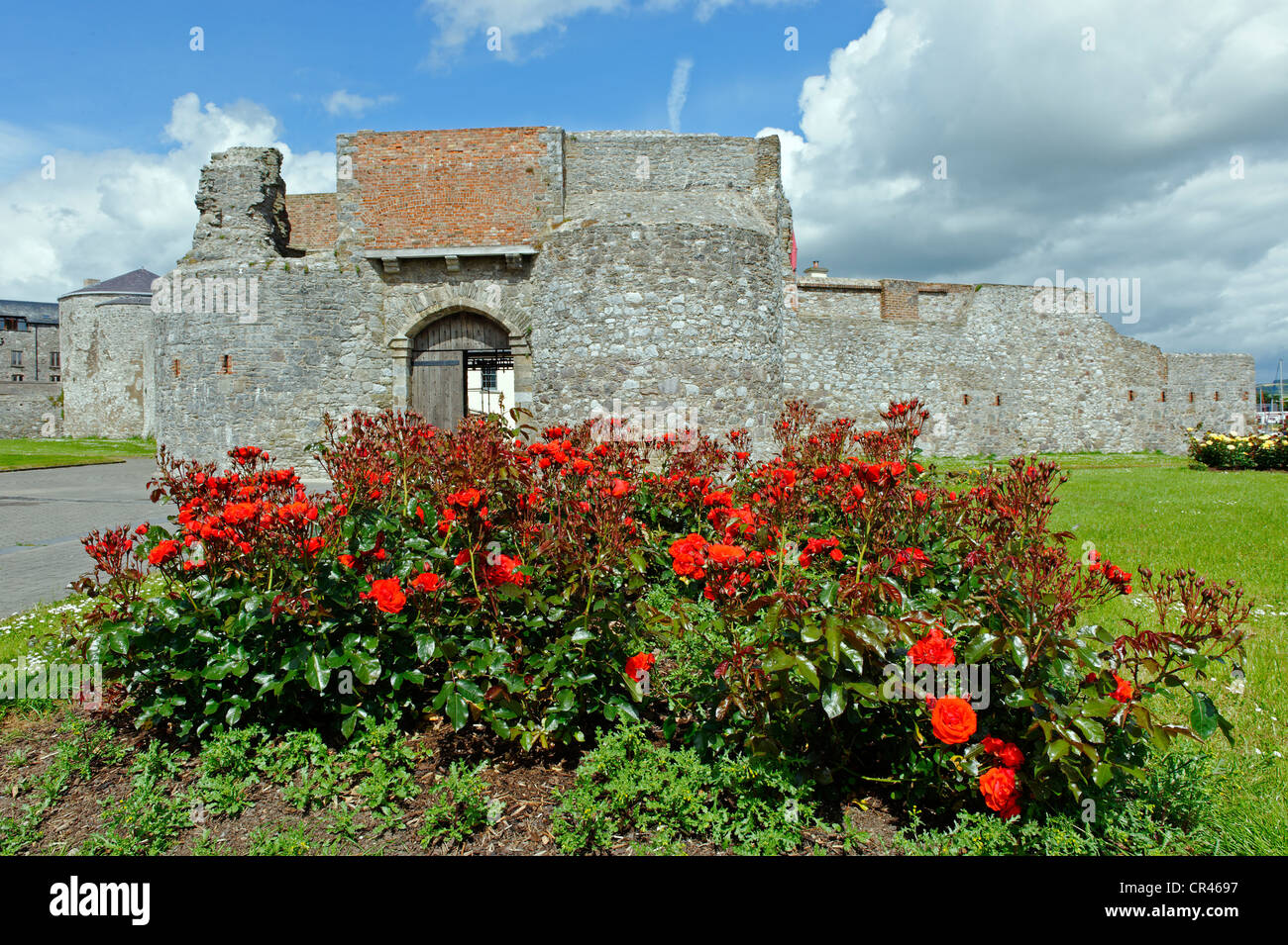 Norman castle, Dungarvan, County Waterford, Ireland, Europe Stock Photo