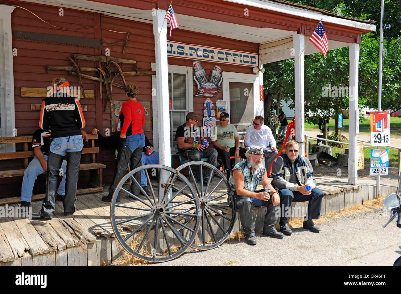 Aladdin Wyoming WY Small Town Rest Stop General Store Stock Photo Alamy