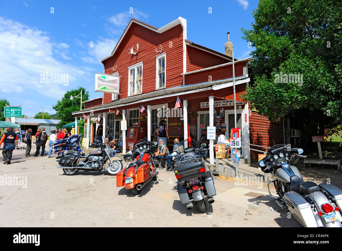 Aladdin Wyoming WY Small Town Rest Stop General Store Stock Photo Alamy