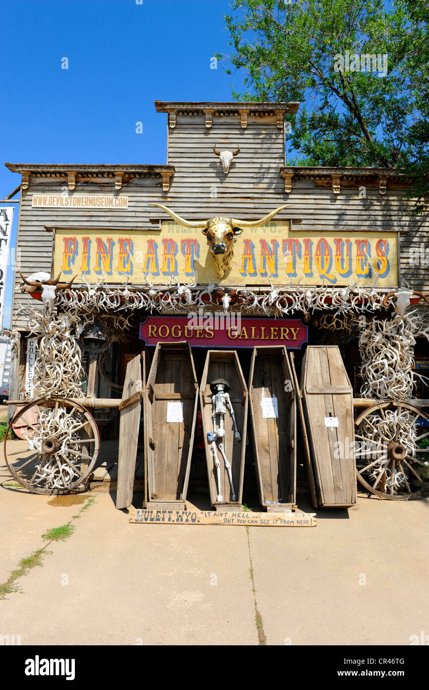 Rogues Gallery Hulett Wyoming near Devil's Tower National Monument  Stock Photo