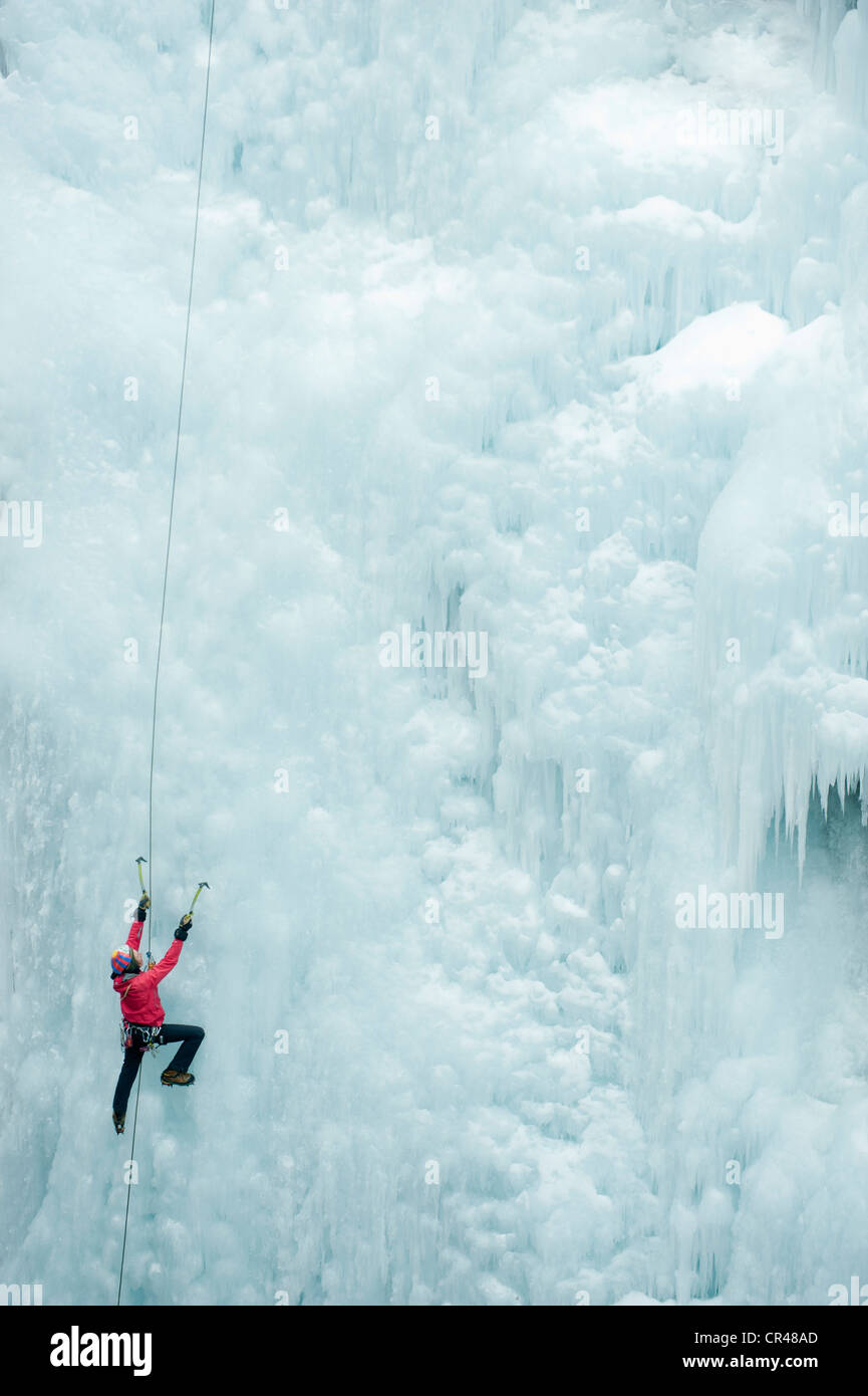 Ice Cliff Climber High Resolution Stock Photography and Images - Alamy