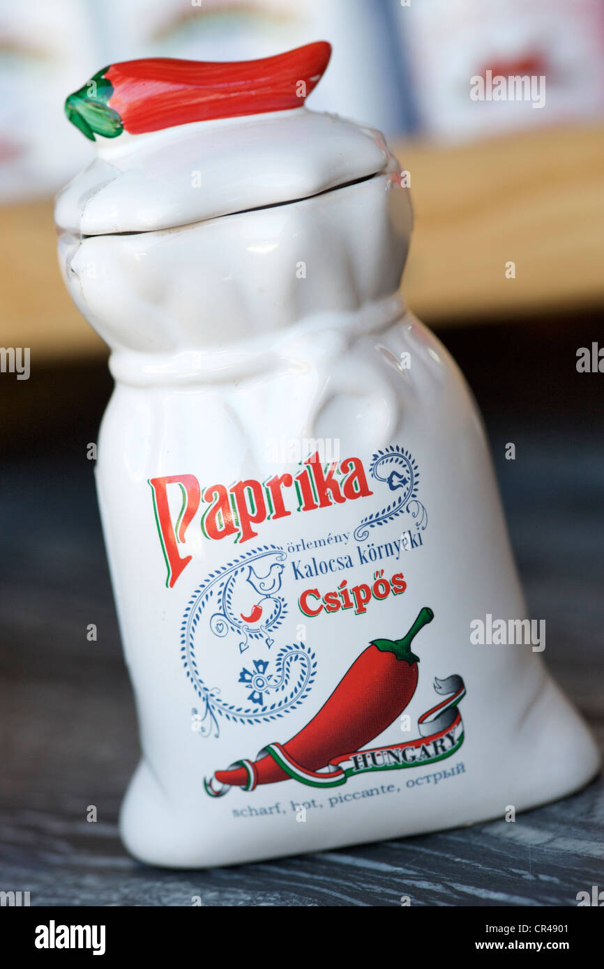 Paprika for sale in Hungary. Stock Photo