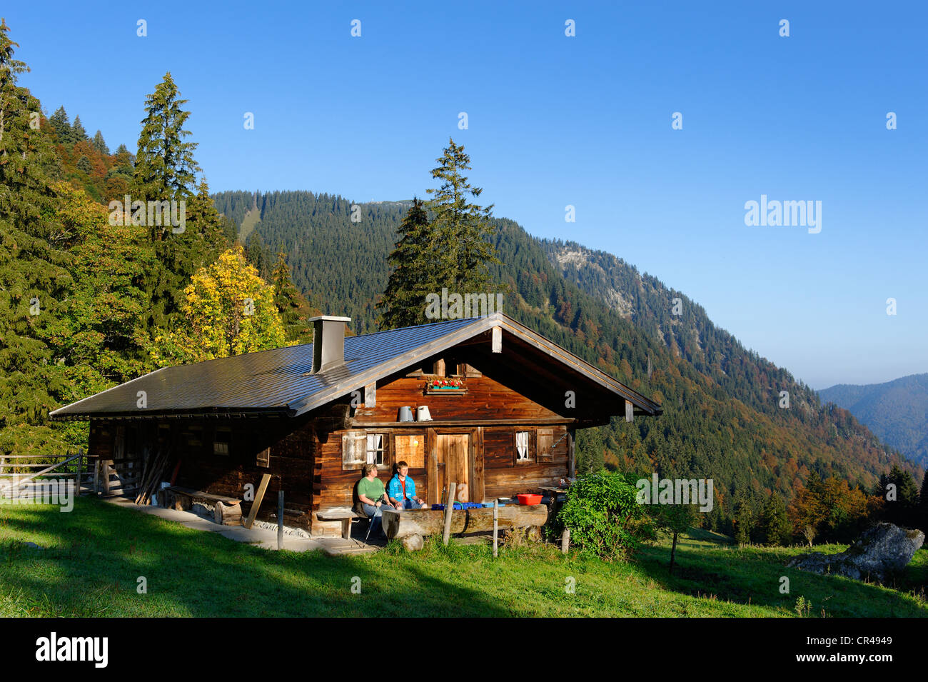 Sieblialm alp, Valepp, Tegernsee region, Upper Bavaria, Bavaria, Germany, Europe Stock Photo