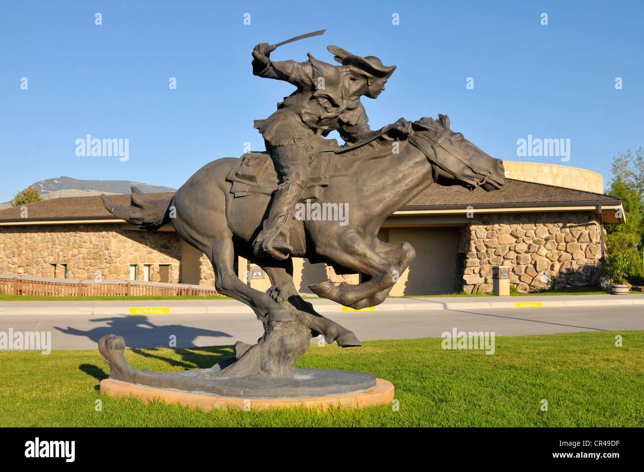 Cowboy Horse Sculpture Cody Wyoming WY Buffalo Bill Wild West