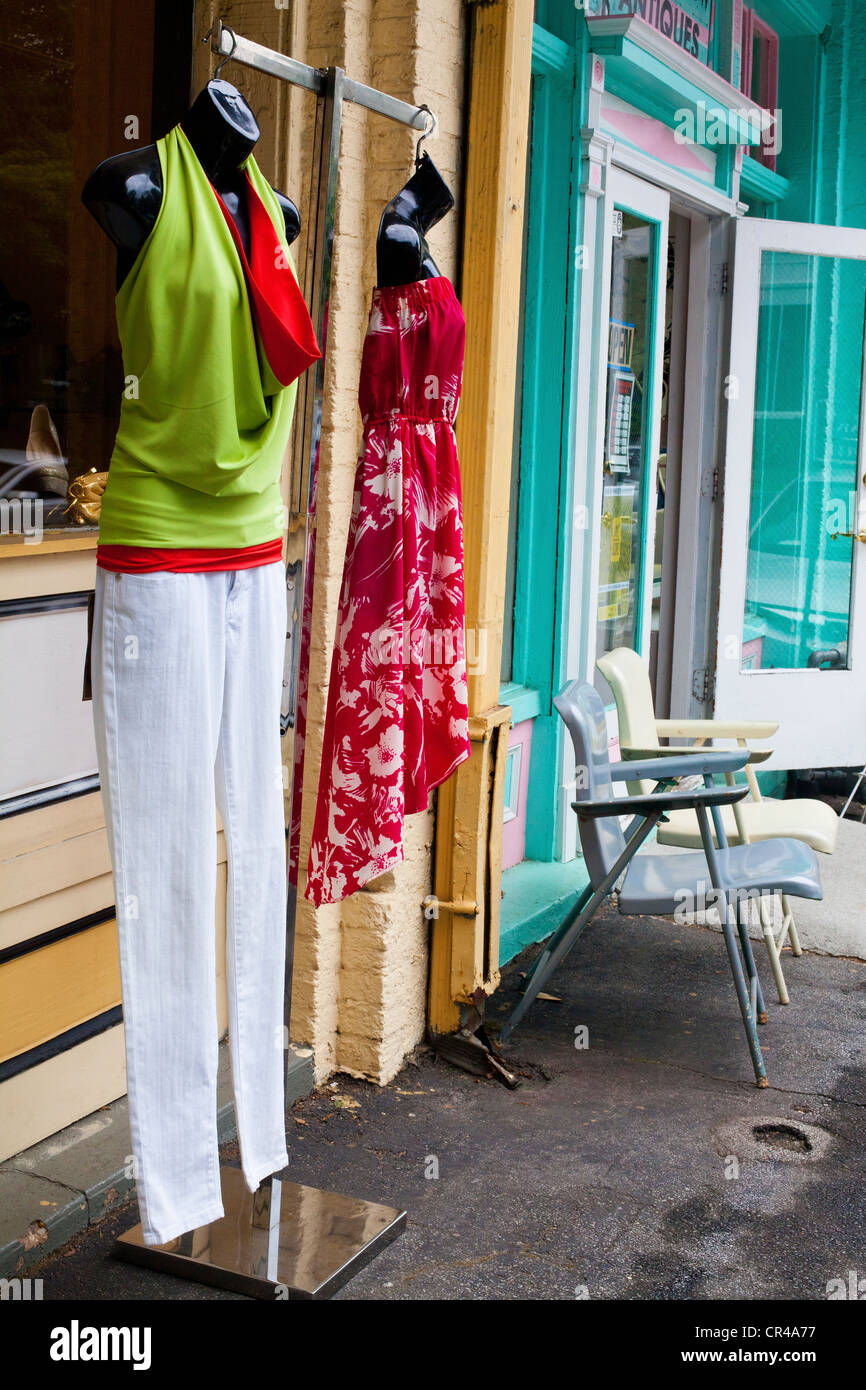 women's clothing outside a shop in the trendy PonceyHighlands area of