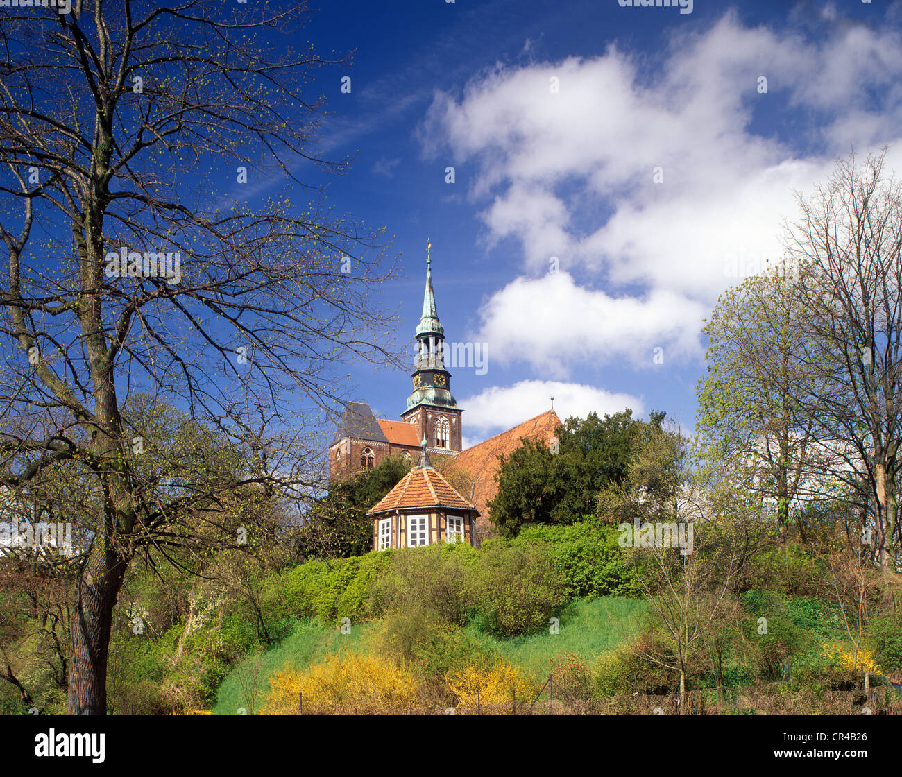 St. Stephen's Church, Tangermuende, Saxony-Anhalt, Germany, Europe Stock Photo