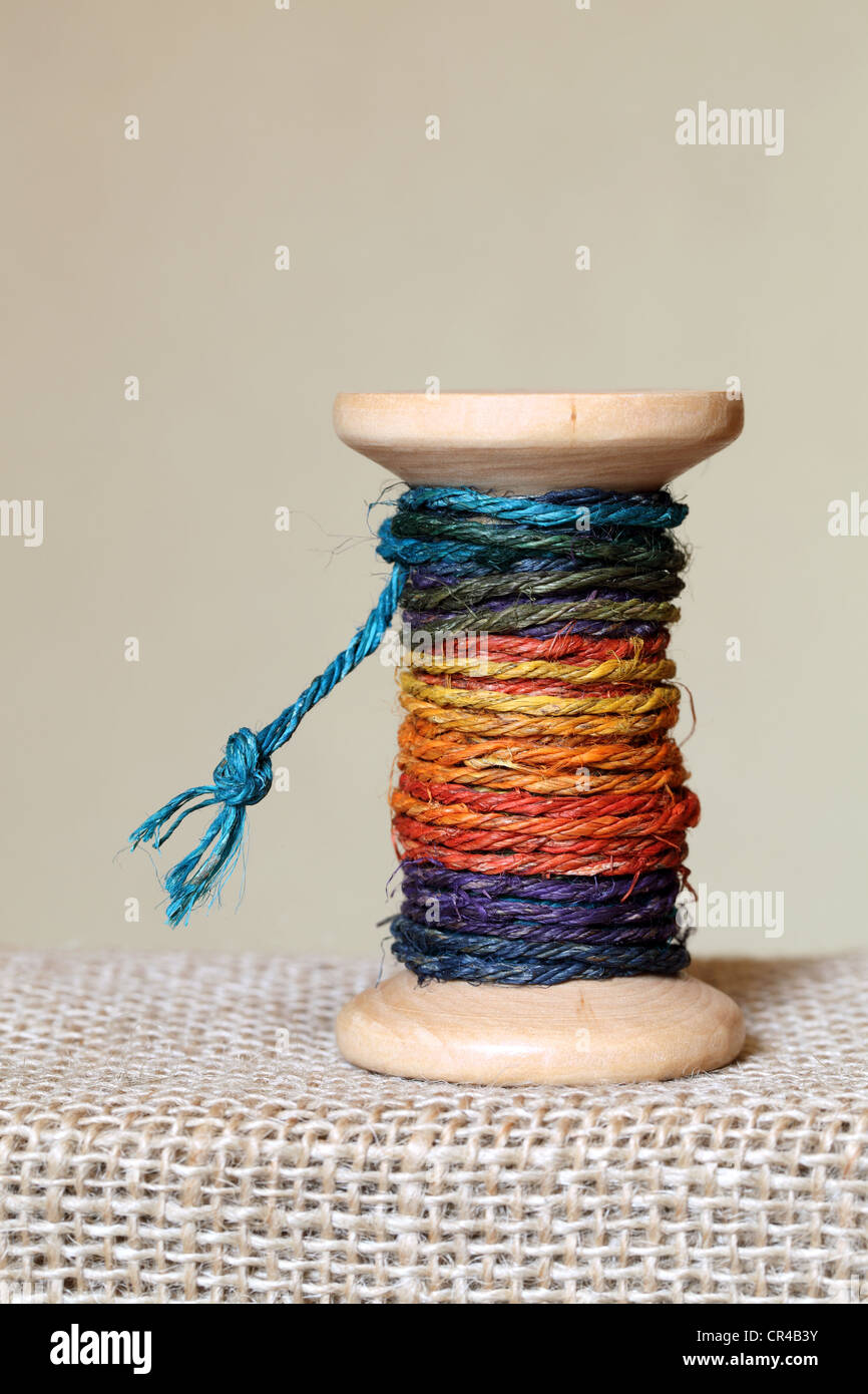 Spool of thread Stock Photo Alamy