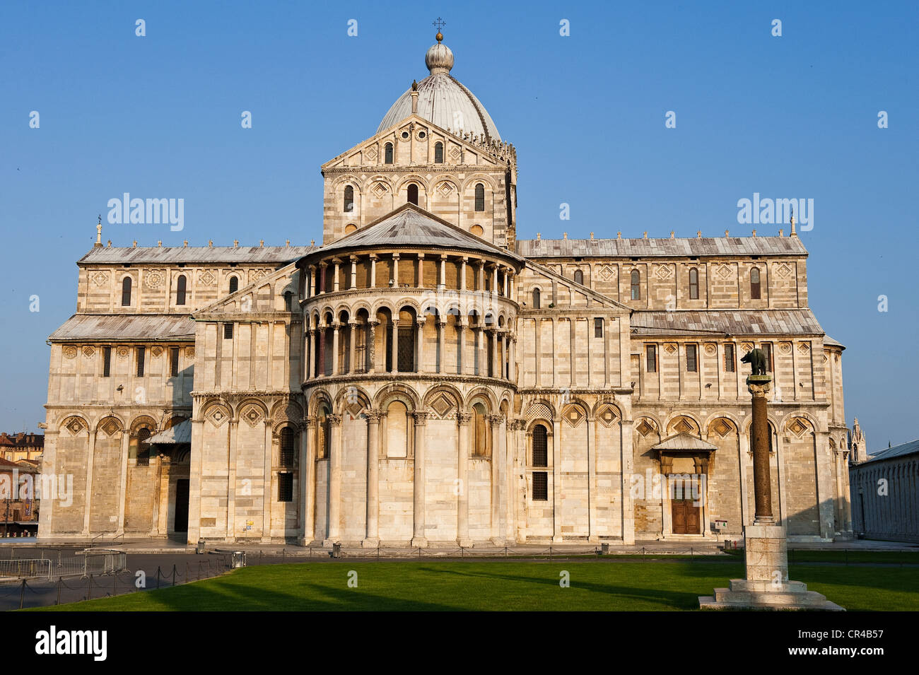 Italy, Tuscany, Pisa, Campo dei Miracoli UNESCO World Heritage, Duomo Stock Photo