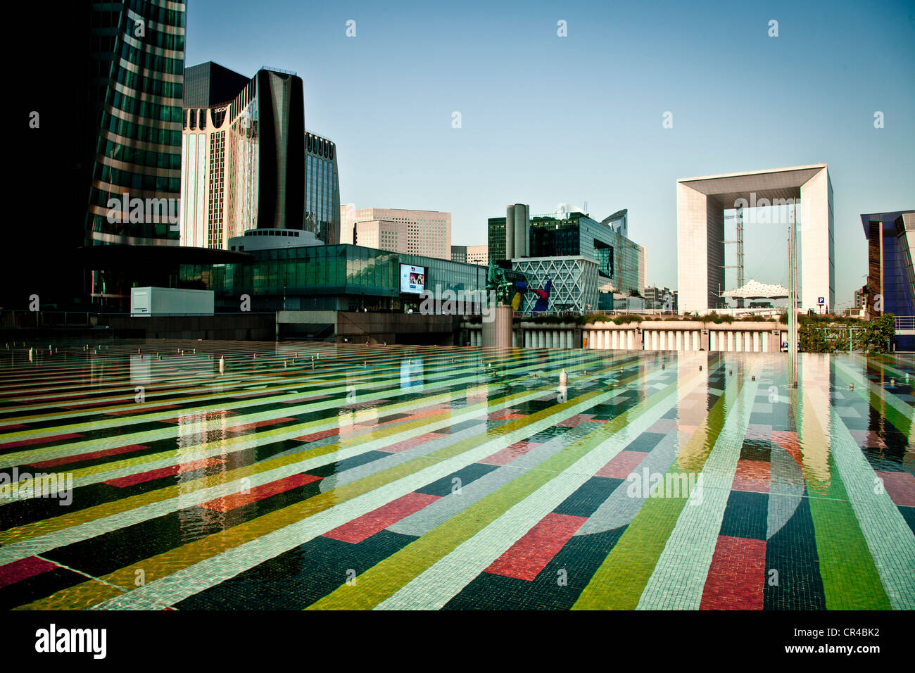 Zone of La Defense, business district, Paris, France, Europe Stock