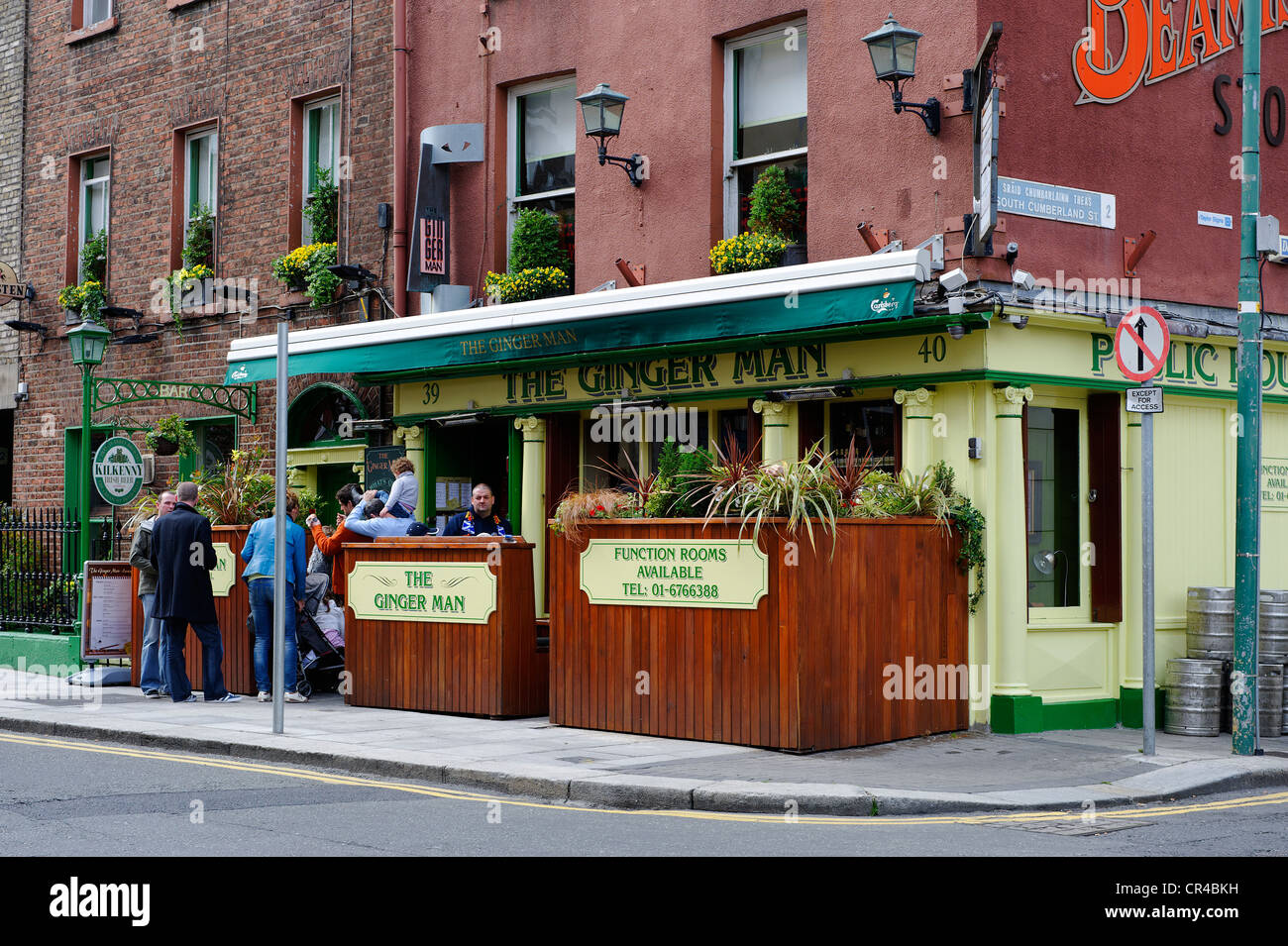 The Ginger Man pub on Merrion Square, Dublin, Republic of Ireland, Europe Stock Photo