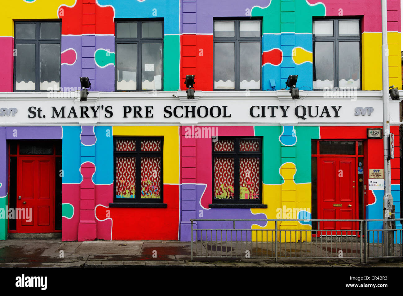 St. Mary's Pre-School, kindergarten, City Quay, Republic of Ireland, Europe Stock Photo