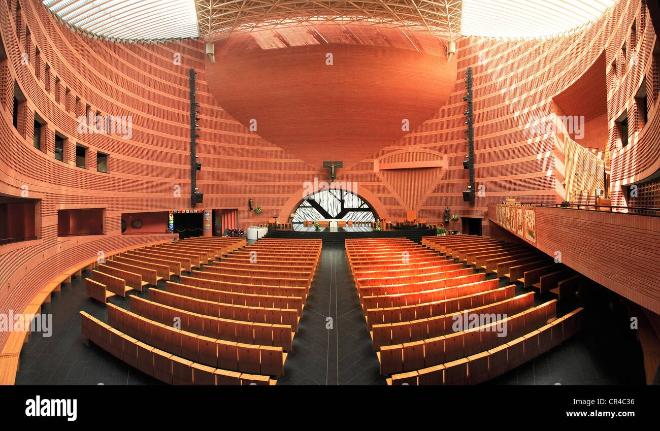 France, Essonne, Evry, Evry Cathedral (Cathedrale de la Resurrection d