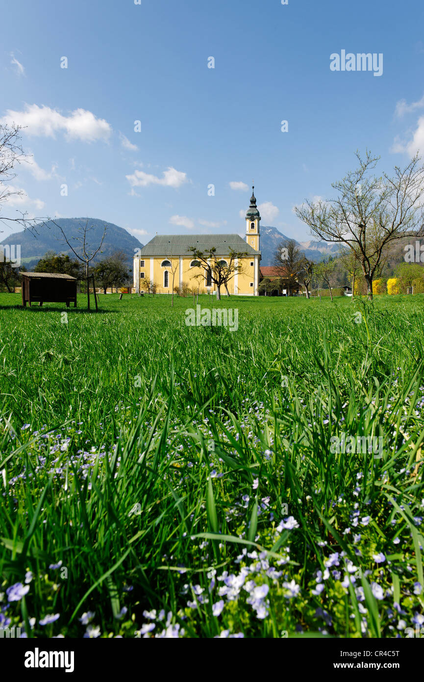Reisach Monastery, Niederaudorf in the Bavarian Inn Valley, Upper Bavaria, Bavaria, Germany, Europe Stock Photo
