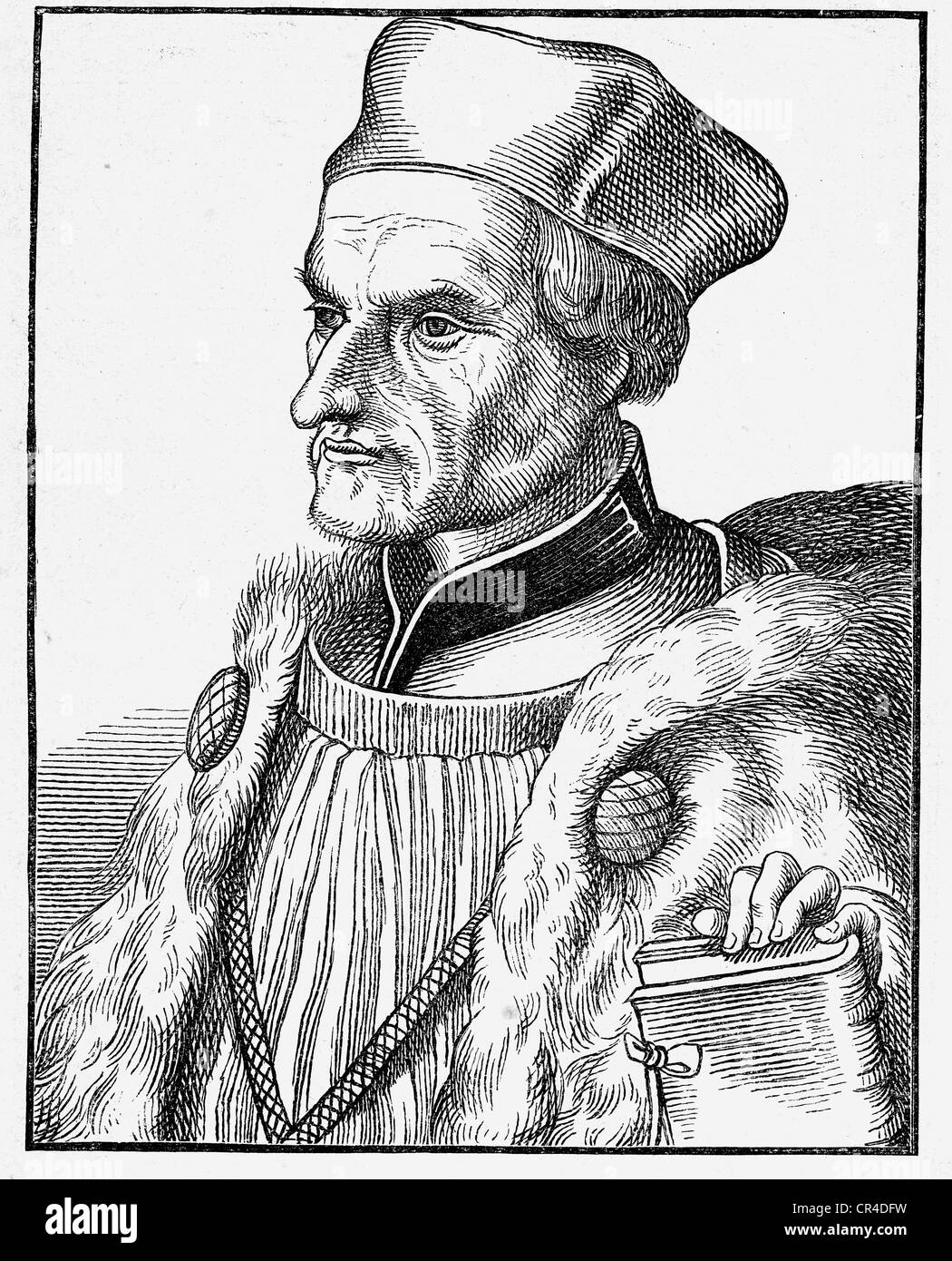Johannes Geiler von Kaysersberg (1445-1510), preacher Stock Photo