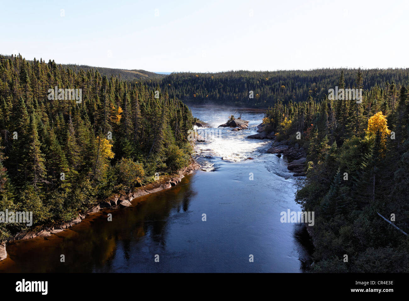 Manitou river, Duplessis region, Quebec, Canada Stock Photo Alamy