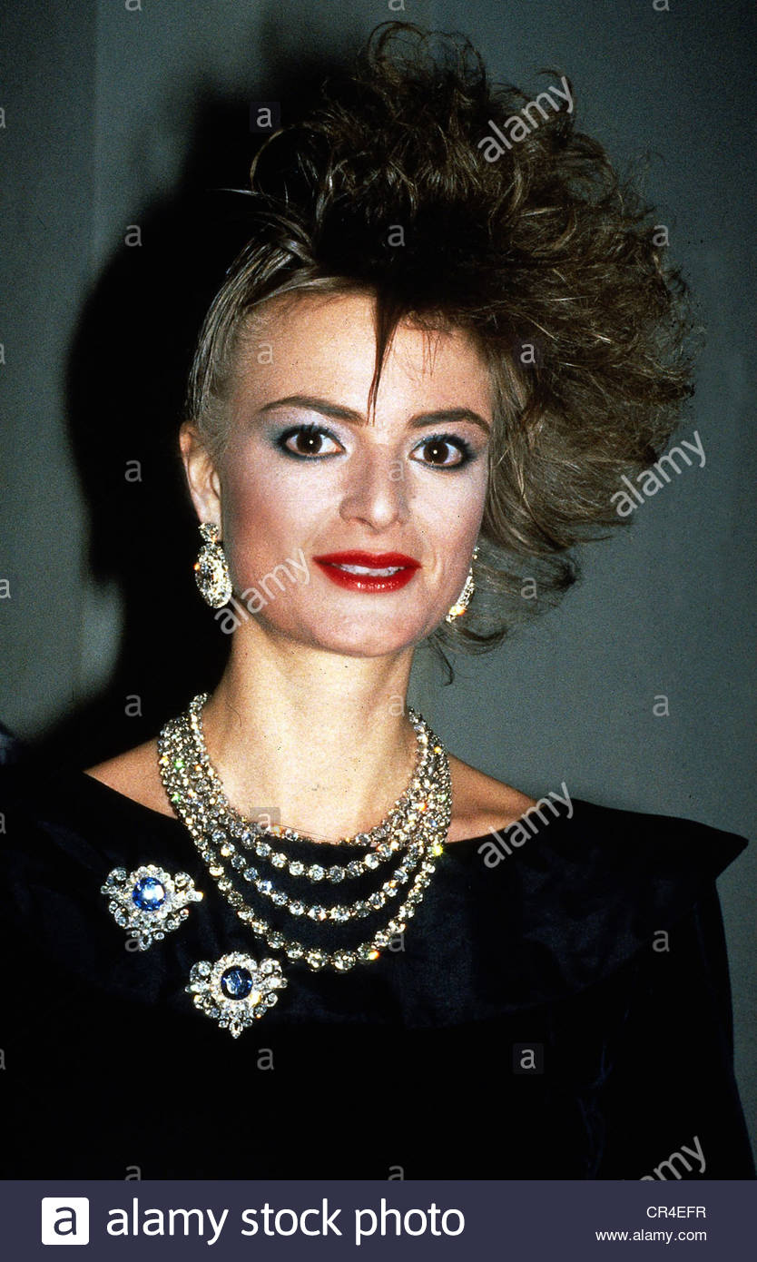 Thurn and Taxis, Gloria, Princess of, * 23.2.1960, portrait, at a Stock  Photo - Alamy