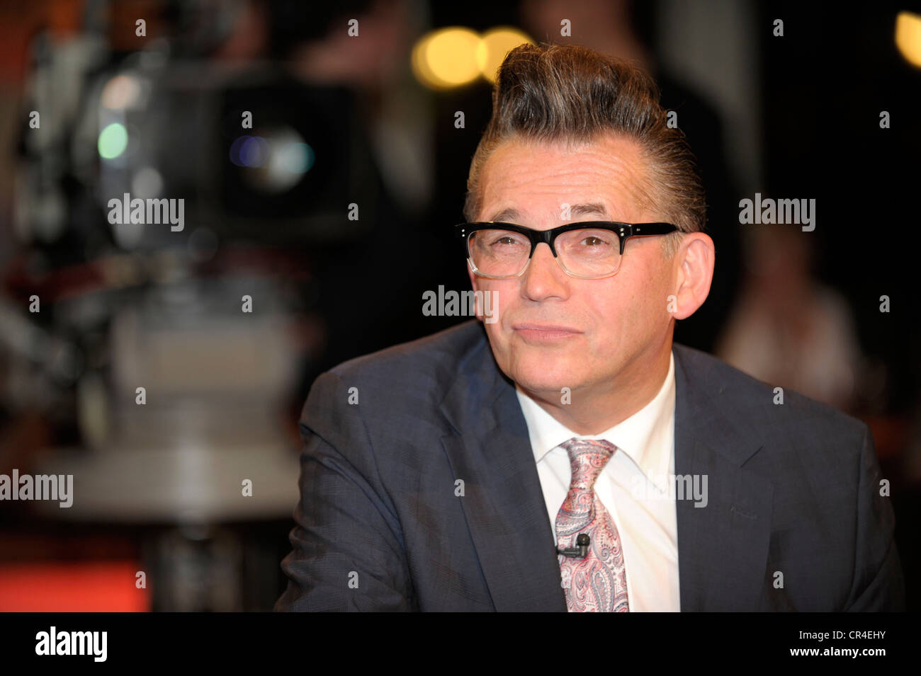 Goetz Alsmann, German television presenter, musician and singer, portrait Stock Photo