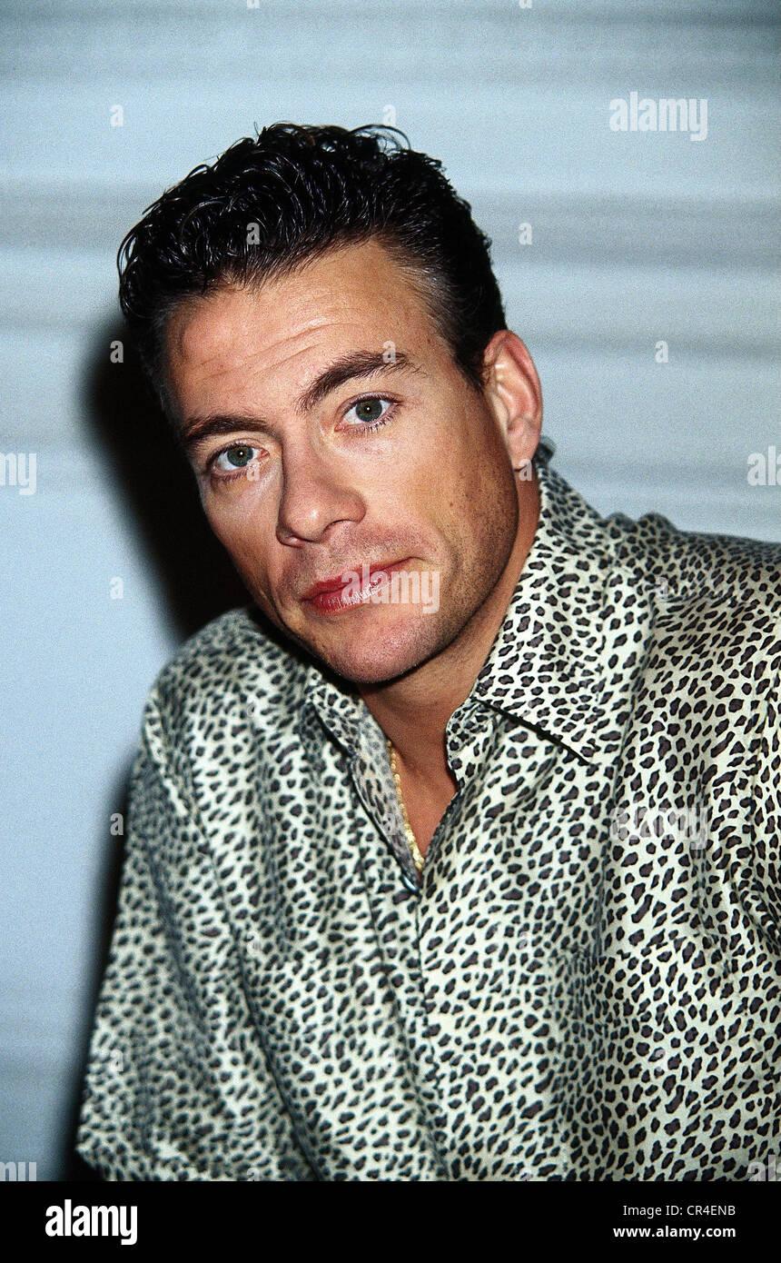 Van Damme, Jean-Claude, * 18.10.1960, Belgian actor, portrait, Hamburg, 16.11.1995, Stock Photo