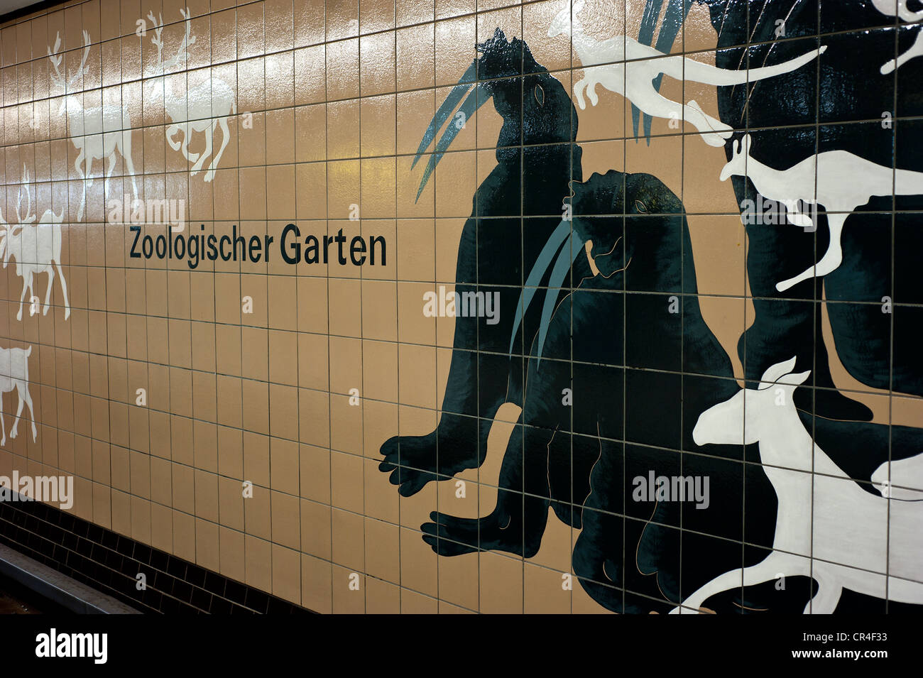 Zoologischer Garten, metro station, Berlin Europe Stock Photo