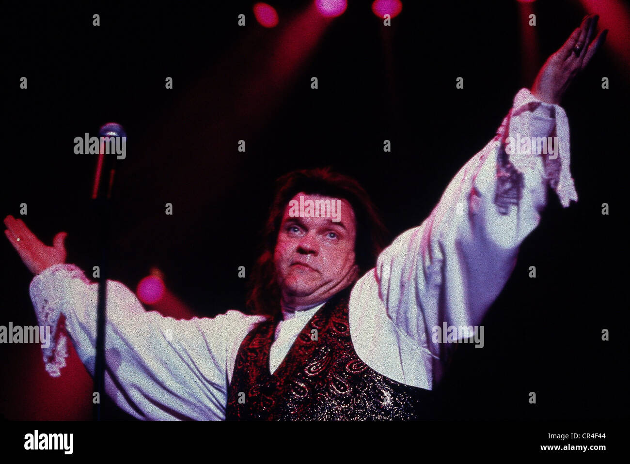 Meat Loaf, born Marvin Lee Aday, * 27.9.1947, US singer, half length