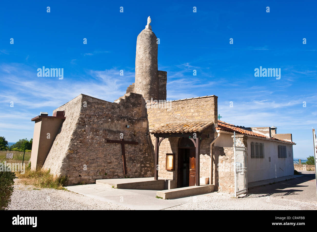 France, Herault, Sete, Mont Saint Clair, Notre Dame de la Salette