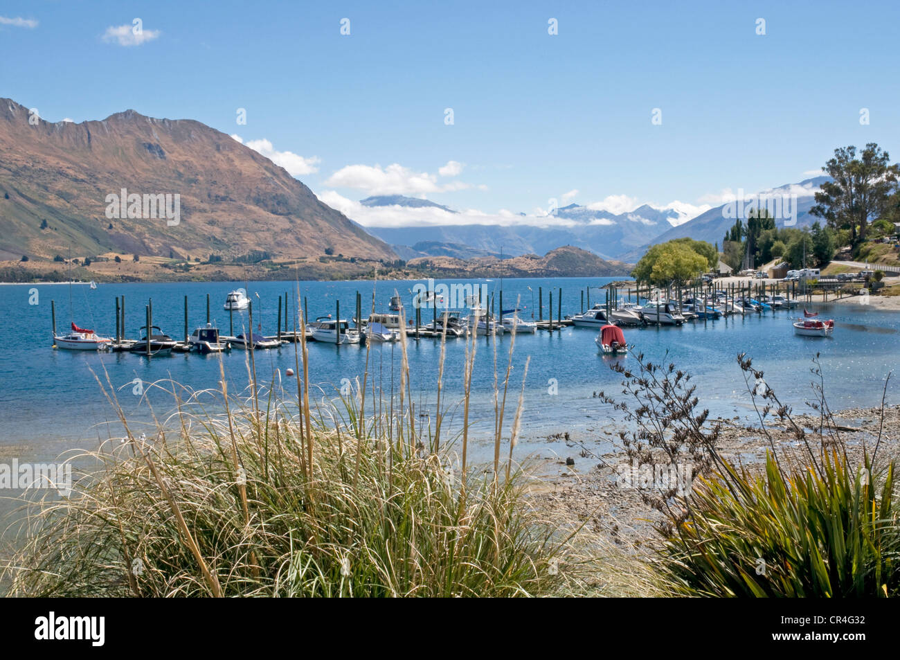 Lake Wanaka in New Zealand's South island Stock Photo