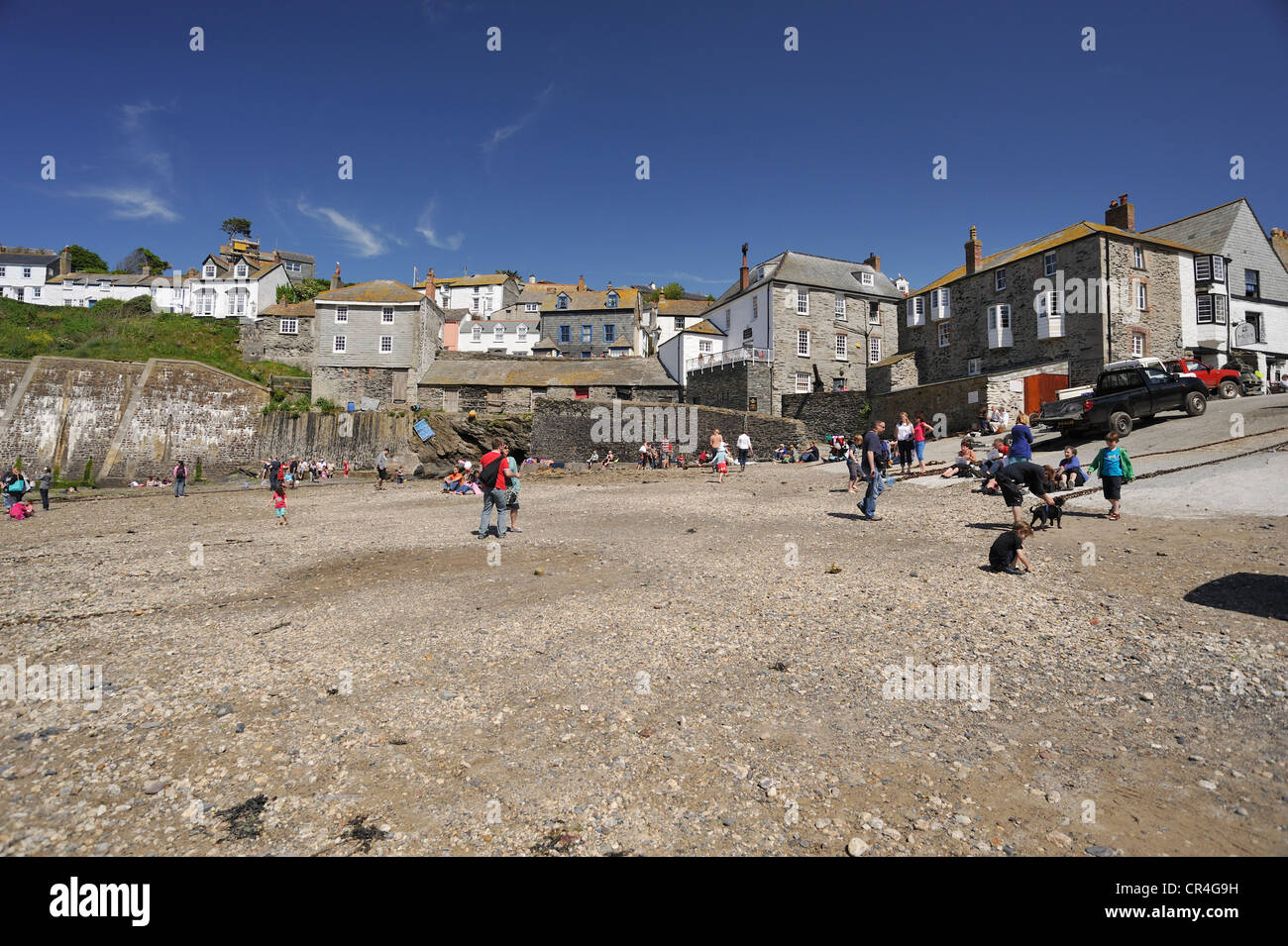 Post Isaac Harbour beach and houses Stock Photo Alamy