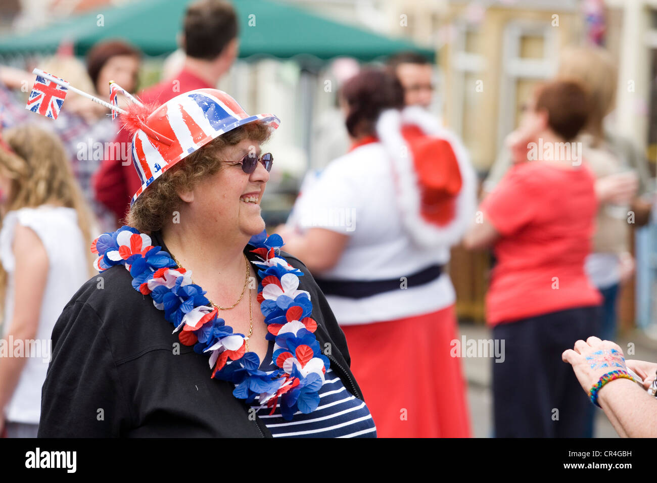 Queens Diamond Jubilee Street Party Stock Photo Alamy