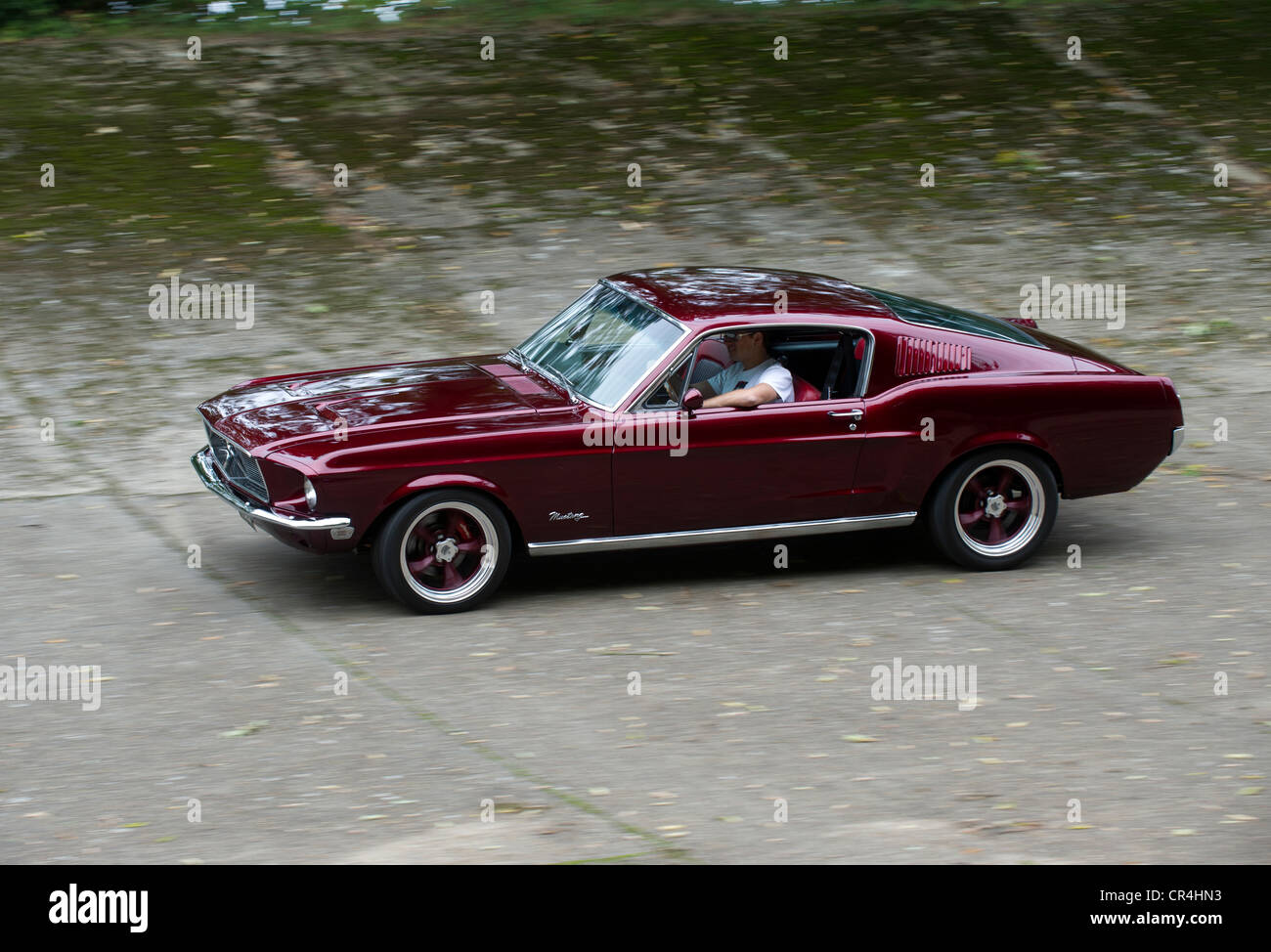 60s ford mustang fastback eleanor style shot on brooklands banking