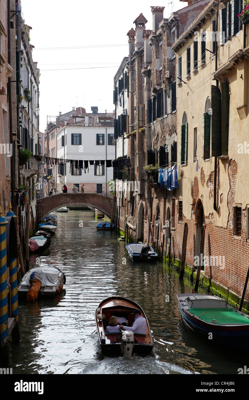Castello working class district, Venice, UNESCO World Heritage, Venetia, Italy, Europe Stock Photo