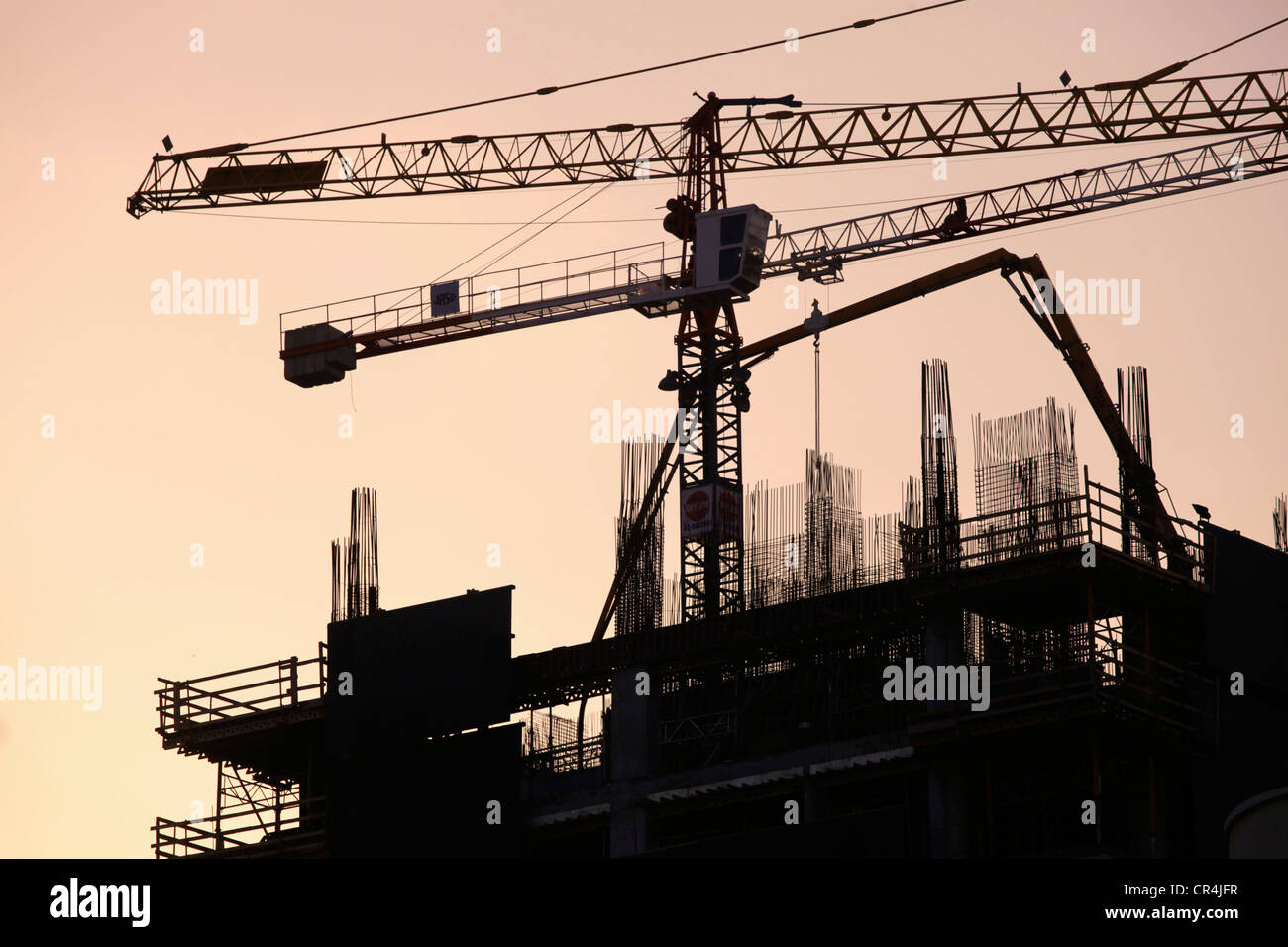 Israel Building Projects Construction site in downtown Tel Aviv Israel Stock Photo - Alamy