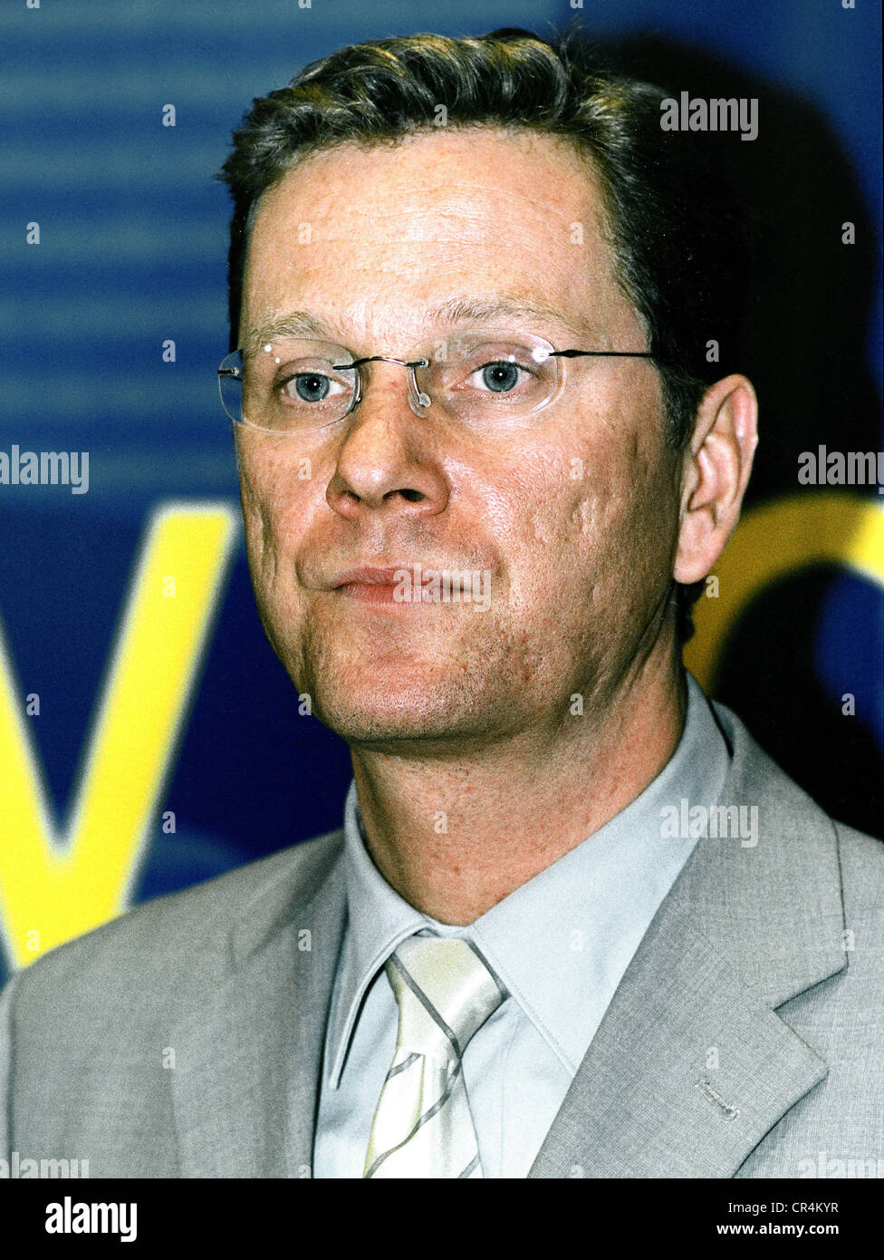 Westerwelle, Guido, 27.12.1961 - 18.3.2016, German politician (FDP), portrait, as FDP secretary general, 2000, Stock Photo