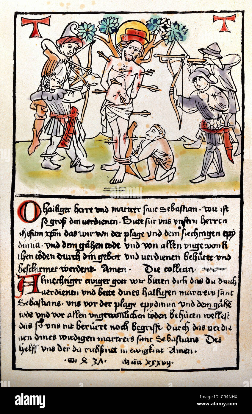 The martyrdom of saint sebastian hi-res stock photography and images