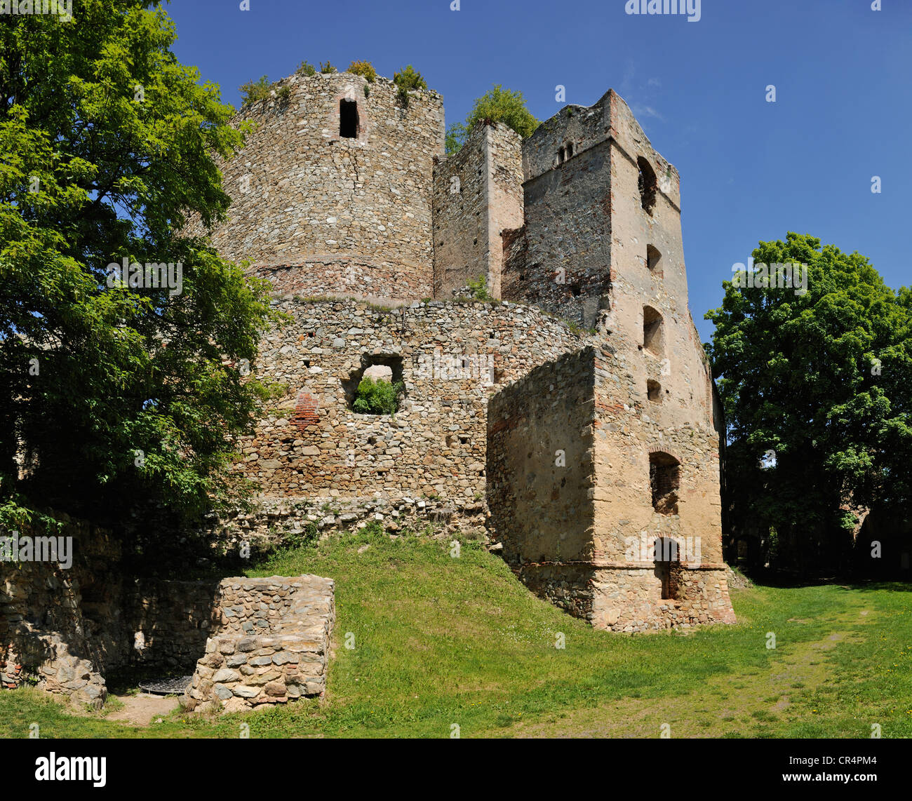 Landsee castle ruins, Burgenland, Austria, Europe Stock Photo