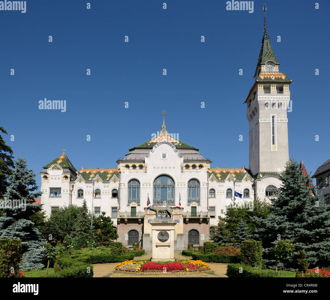 Art Nouveau Palace of Culture, Targu Mures, Mure&#351; County, Transylvania, Romania, Europe Stock Photo